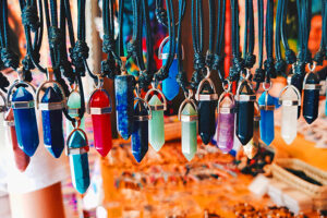 market necklaces souvenirs 