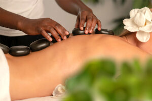 massage spa rocks relax