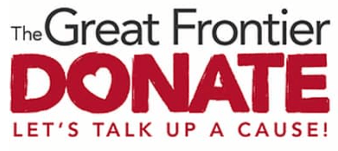 The Great Frontier Donate logo