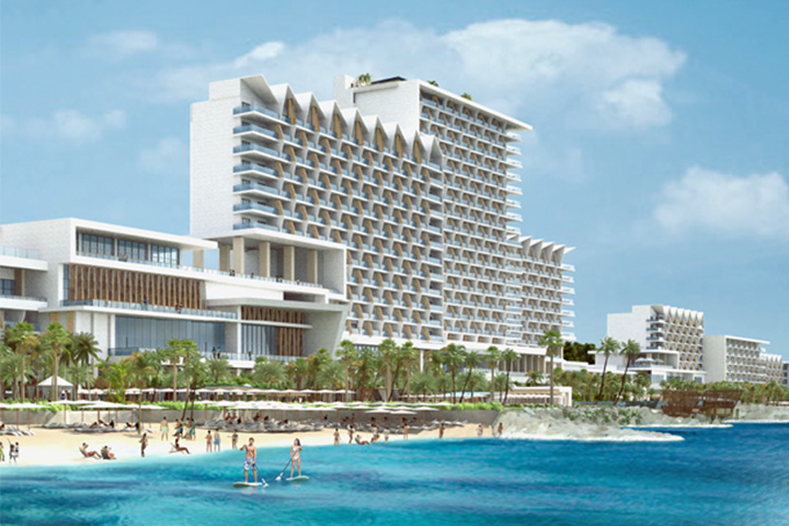 Rendering of upcoming All-Inclusive Resort, Hard Rock Jamaica.