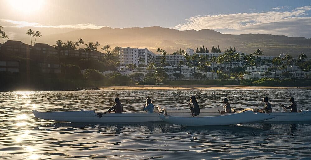 Boating by the Fairmont Kea Lanai